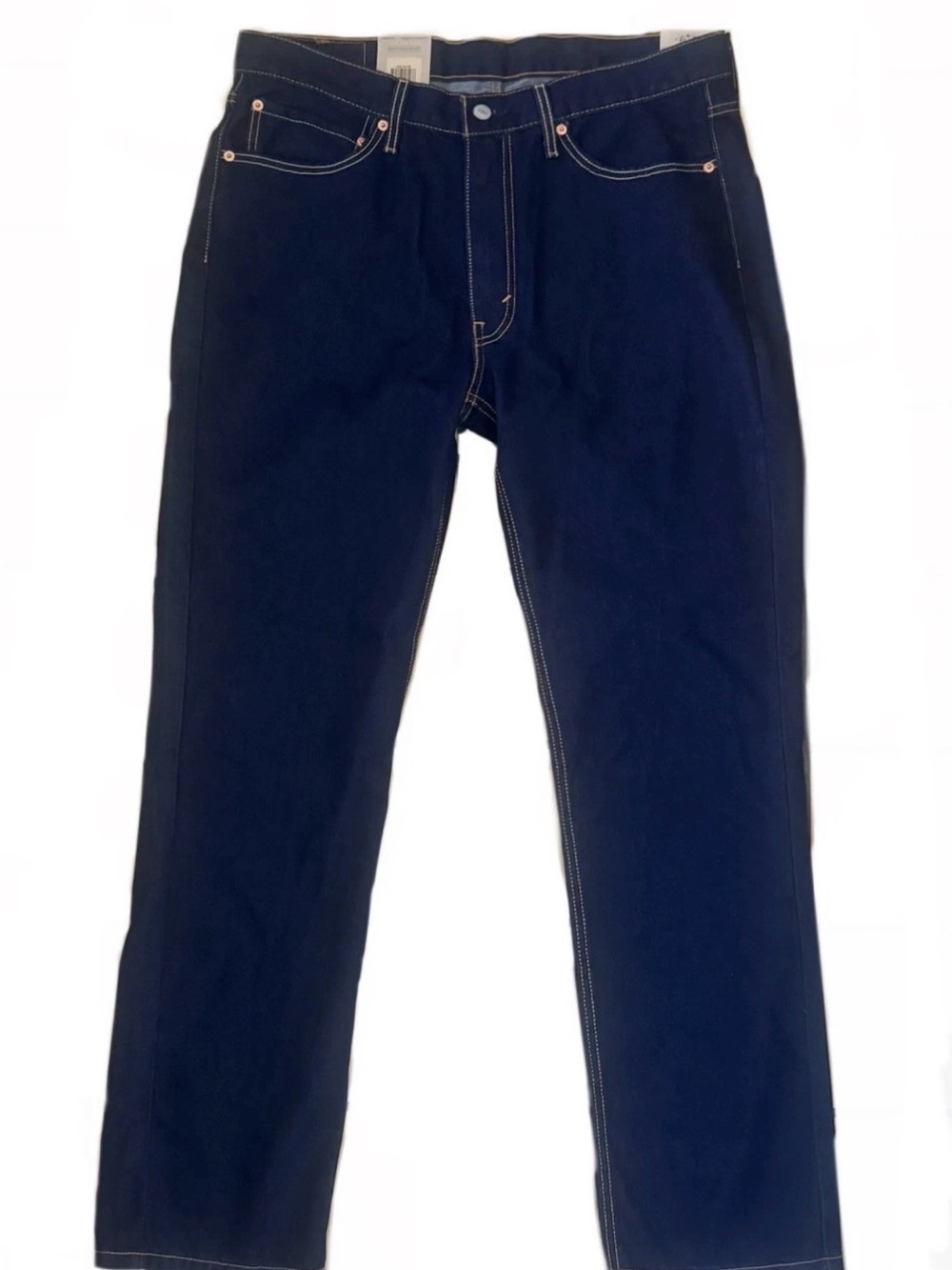 New Levi’s men’s 514 straight fit denim jeans dark wash 36 x 32